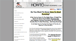 Desktop Screenshot of howtostartrunning.com